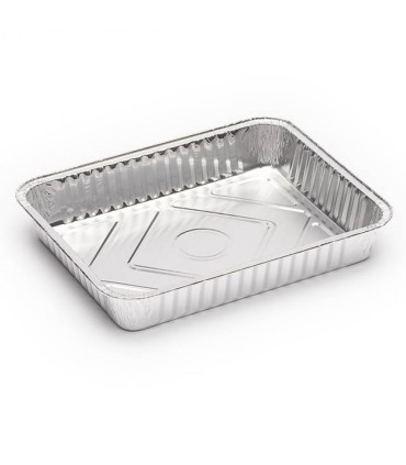 ENVASE ALUMINIO RECTANGULAR 1000 CC C/1000