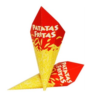 CUCURUCHO PATATAS 250 GR. C/1600 UNID.