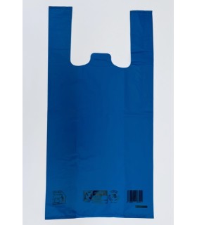 BOLSA ASA AZUL 42X53 AENOR HYBIS PAQUETE 1 KG.