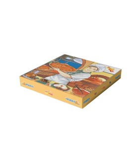 CAJA PIZZA VESUBIO 40X40X3,5 M-H3,5 PAQUETE 100 UND.