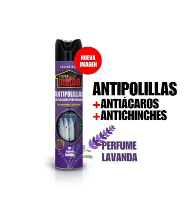 INSECTICIDA SPRAY MATON ANTIPOLILLAS LAVANDA 300 ML