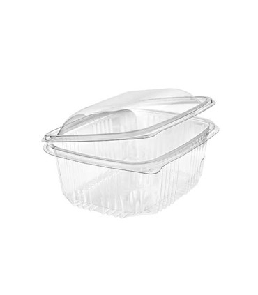 TARRINA BISAGRA PET 2000 ALTA CUPULA OVAL C/180