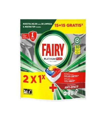 LAVAVAJILLAS CAPSULAS FAIRY PLATINUM PLUS 15+15