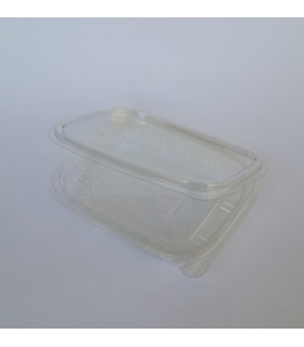 TARRINA BISAGRA PET 250 (BOCA 500) CAJA 600 UND.