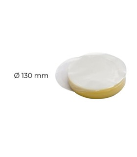 OBLEA REDONDAS GDE. TRANSP. 13 CM PAQ