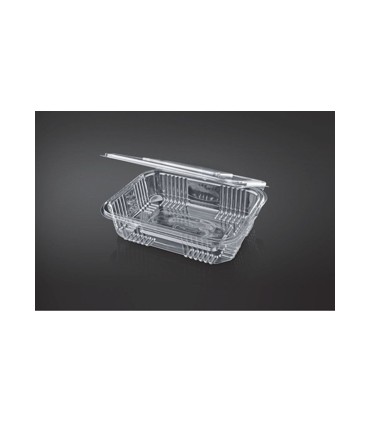 TARRINA BISAGRA R-PET RECT.1500 FT10GD C/200