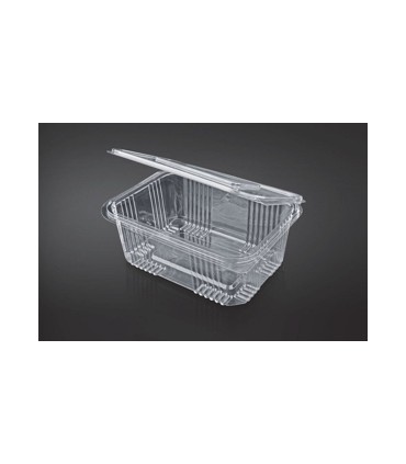 TARRINA BISAGRA R-PET RECT.2000 FT10GD C/200