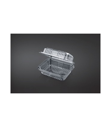 TARRINA BISAGRA R-PET RECT.250 ALTA FT108B C/500