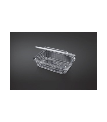 TARRINA BISAGRA R-PET RECT.750 FT208KD C/400