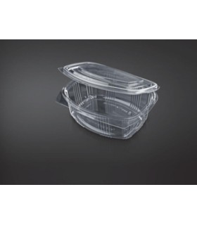 TARRINA BISAGRA R-PET 1000 FT209 OVAL C/300