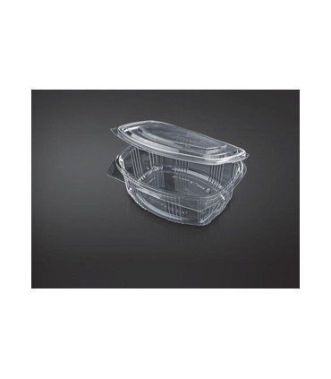 TARRINA BISAGRA R-PET 1000 FT209 OVAL C/300