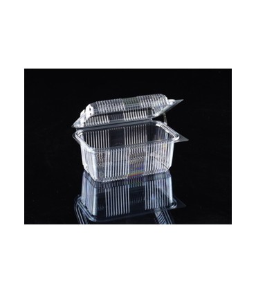 TARRINA BISAGRA R-PET RECT.1000 ALTA FT208KB C/400