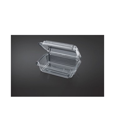 TARRINA BISAGRA R-PET RECT.750 ALTA FT208KB C/400