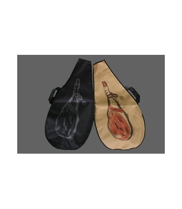 BOLSA IMPRESA TELA JAMON GUITARRA UND.