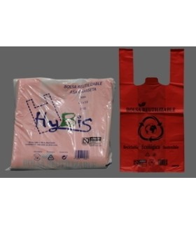 BOLSA ASA ROJA 42X53 AENOR HYBIS PAQ/2 KG.
