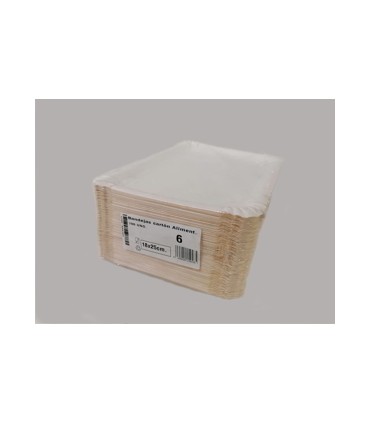 BANDEJA CARTON FOLDING N6 18X25 PAQ/100