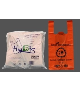 BOLSA ASA NARANJA 42X53 AENOR HYBIS PAQ/2 KG.