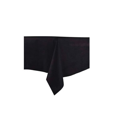 MANTEL TEJ. 120X120 NEGRO C/150