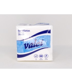SERVILLETA 30X30 BCA 1CP PAQ/80 UNID.