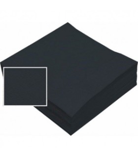 SERVILLETA 40X40 PP NEGRA LM 50SV C/24