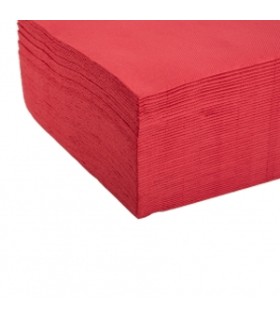 SERVILLETA 40X40 PP ROJA LM 50SV C/24
