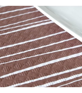 MANTEL PAPEL MARRON KENIA 100X100 C/400