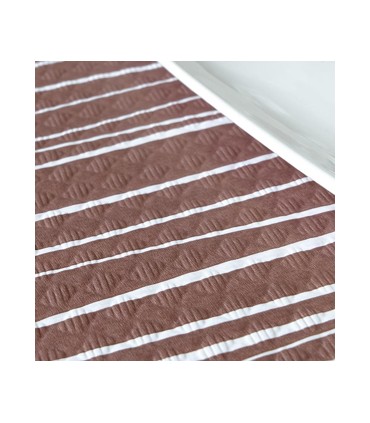 MANTEL PAPEL MARRON KENIA 100X100 C/400