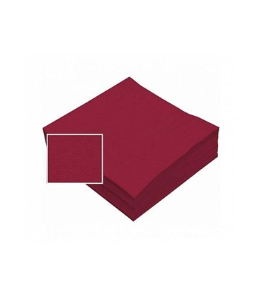 SERVILLETA 40X40 BURDEOS 2CP 50SV C/24