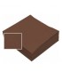 SERVILLETA 40X40 MARRON 2CP 50SV C/24