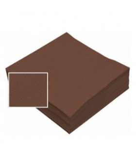 SERVILLETA 40X40 MARRON 2CP 50SV C/24