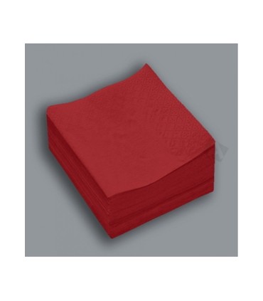 SERVILLETA 20X20 BURDEOS 2CP 100SV C/24