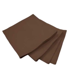 SERVILLETA 20X20 MARRON 2CP 100SV C/24