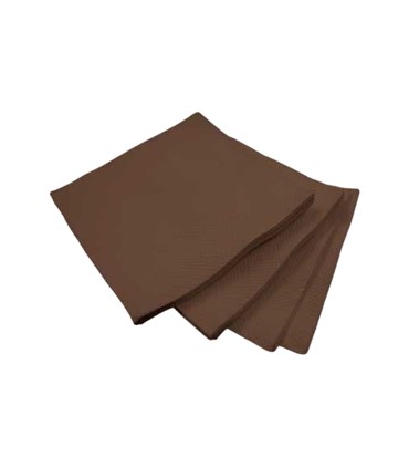 SERVILLETA 20X20 MARRON 2CP 100SV C/24