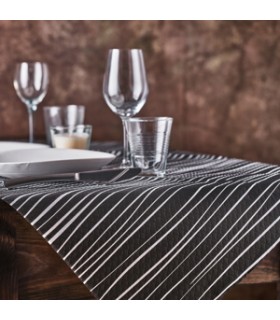 MANTEL PAPEL NEGRO KENIA 100X100 C/400