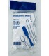 CUCHARA PLAST. BLANCA REUTILIZABLE PAQ/100