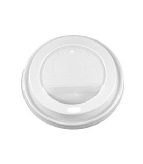 TAPA C/AGUJERO VASO 8oz PAQ/100