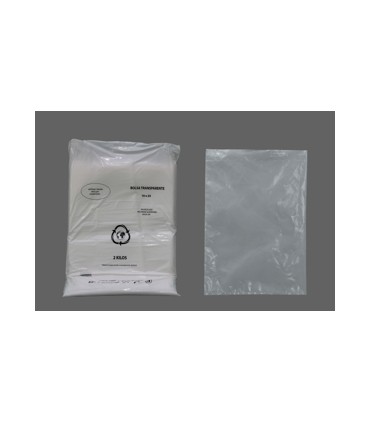 POLITHENO TRANS. 18X25-200 PAQ/2 KILOS