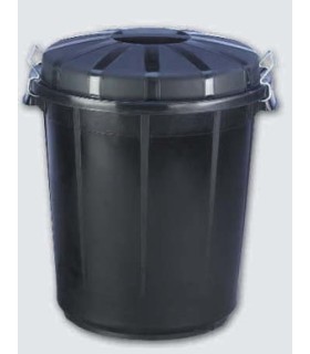 BARREÑO INDUSTRIAL NEGRO 70 L