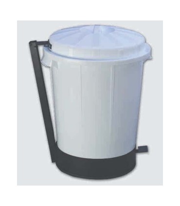 CUBO BASURA PEDAL NEGRO GOLIAT 70 L