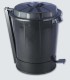 CUBO BASURA PEDAL NEGRO GOLIAT 50 L