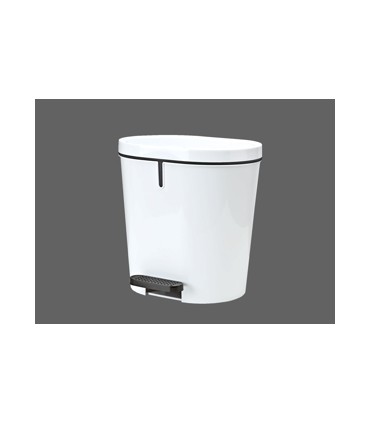 CUBO BASURA PEDAL OVAL PEDALBIN 8L