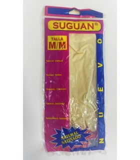 GUANTE SATINADO NATURAL SUGUAN T/M PAR