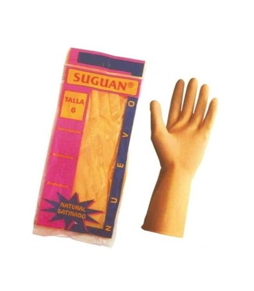 GUANTE SATINADO NATURAL SUGUAN T/G PAR