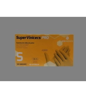 GUANTE VINILO SIN POLVO T-P C/100