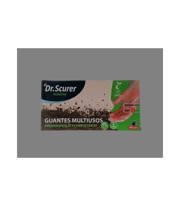 GUANTE COMPOSTABLE TTE. T-S PAQ/100