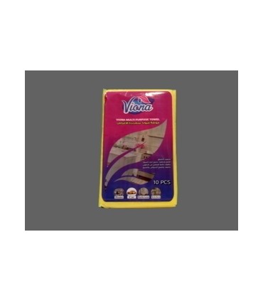 BAYETA MULT. AMARILLA VIONA 27x33 PACK/10 UNID.