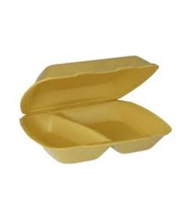 ENVASE BISAGRA POREX 2 COMPART.** C/200