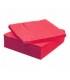 SERVILLETA 40X40 ROJA 2 CP 50SV CAJA 24 PAQUETES