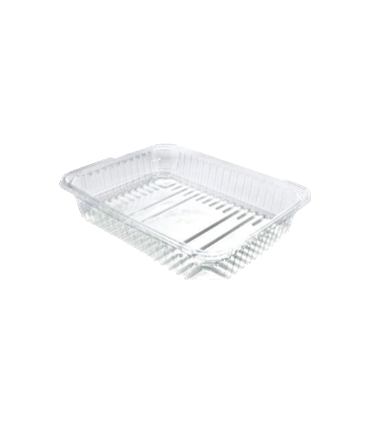 BANDEJA R-PET TRANSPARENTE 245x180x43 MM (89) C/450