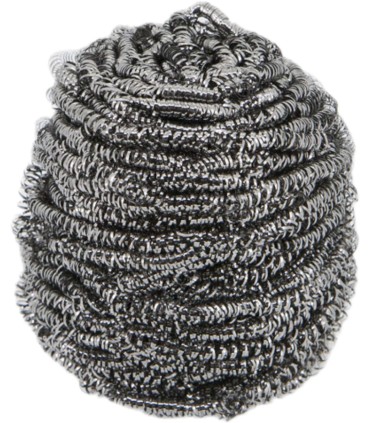 ESTROPAJO ACERO INOX 40 GR. PAQUETE 12 UND.